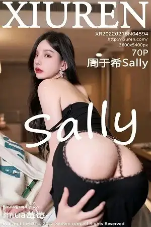 [XiuRen秀人网]No.4594_女神周于希Sally三亚旅拍性感黑色吊裙配黑丝吊袜撩人诱惑写真70P
