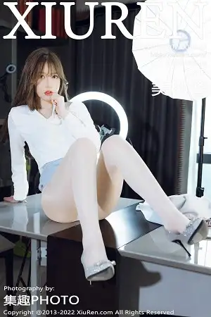 [XiuRen秀人网]No.4658_模特美桃酱蓝色制服系列私房半脱露性感内衣超薄肉丝诱惑写真64P