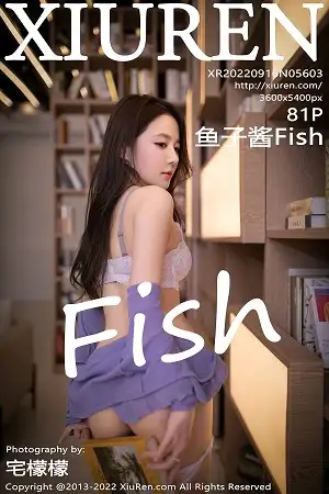 [XiuRen秀人网]No.5603_模特鱼子酱Fish性感紫色上衣配浅色吊带裙露蕾丝内衣诱惑写真81P