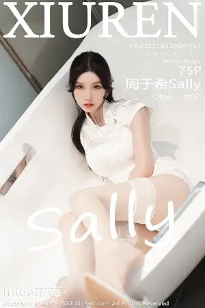[XiuRen秀人网]No.5701_女神周于希Sally浴缸场景脱白色旗袍服露白色蕾丝内衣诱惑写真75P