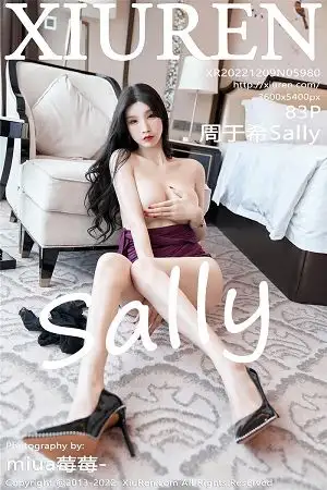 [XiuRen秀人网]No.5980_女神周于希Sally性感紫色连衣裙配超薄黑丝秀白嫩肌肤迷人写真83P