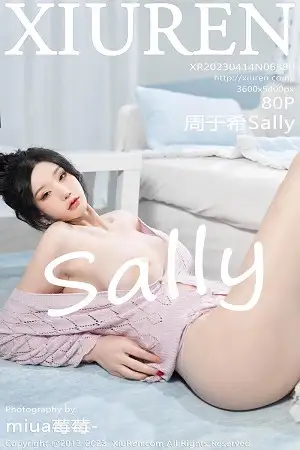 [XiuRen秀人网]No.6580_女神周于希Sally性感粉色服饰配超薄肉丝半脱露豪乳遮点诱惑写真80P