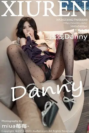 [XiuRen秀人网]No.6649_模特浅浅Danny私房性感紫色服配黑丝裤袜秀曼妙身姿诱惑写真101P