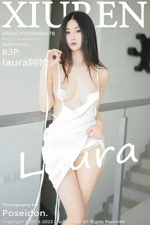 [XiuRen秀人网]No.6678_模特laura阿姣户外泳池大尺度露傲人豪乳血滴子遮点诱惑写真83P