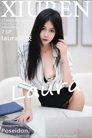 [XiuRen秀人网]No.6845_模特laura阿姣性感白T配黑色短裙半脱露豪乳遮点惹火诱惑写真73P