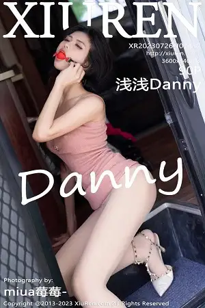 [XiuRen秀人网]No.7137_模特浅浅Danny性感粉色连衣裙配开档肉丝秀丰腴身姿诱惑写真90P