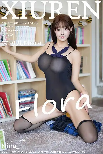 [XiuRen秀人网]No.7458_女神朱可儿Flora半脱露黑色薄纱高叉连体衣配黑丝袜惹火诱惑写真70P