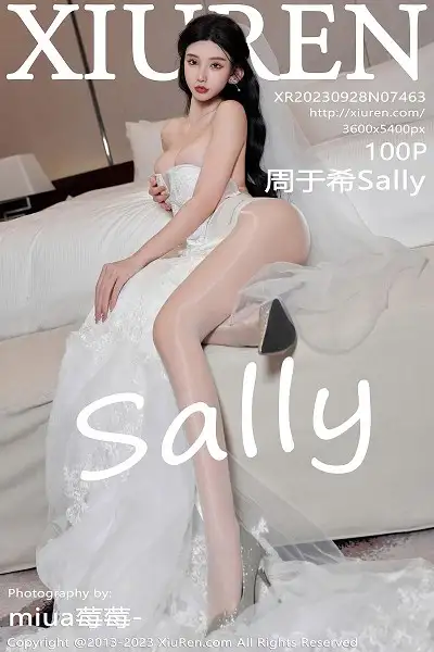 [XiuRen秀人网]No.7463_女神周于希Sally性感白色婚纱+白色蕾丝情趣服饰完美诱惑写真100P