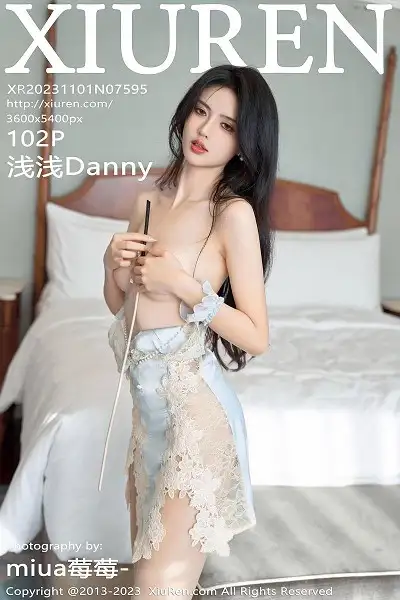 [XiuRen秀人网]No.7595_模特浅浅Danny性感粉色连衣短裙半脱秀丰腴身姿撩人诱惑写真102P