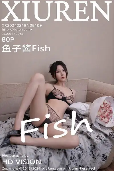 [XiuRen秀人网]No.8109_模特鱼子酱Fish生日主题性感灰色连衣长裙秀曼妙身姿诱惑写真80P