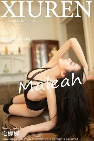 [XiuRen秀人网]No.2594_嫩模安然Maleah私房黑色情趣内衣透视秀惹火身材极致诱惑写真40P