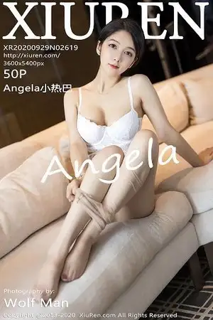 [XiuRen秀人网]No.2619_女神Angela小热巴米色飒爽干练制服下白色蕾丝内衣诱惑写真50P