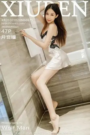 [XiuRen秀人网]No.2675_嫩模月音瞳私房华丽蕾丝吊裙配无内肉丝裤袜秀翘臀极致魅惑写真47P
