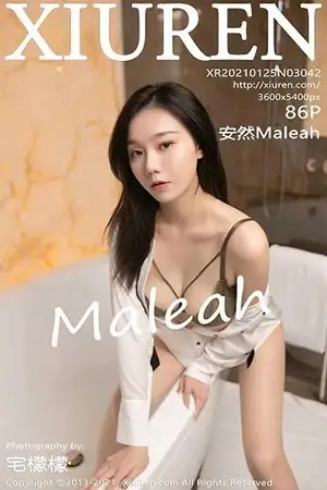 [XiuRen秀人网]No.3042_嫩模安然Maleah房务经理主题脱白衬衣露蕾丝内衣诱惑写真86P