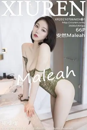 [XiuRen秀人网]No.3631_模特安然Maleah绿色情趣主题镂空服饰勾勒完美身材诱惑写真66P
