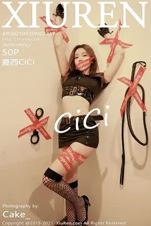 [XiuRen秀人网]No.3737_模特夏西cici野性女警制服主题私房情趣捆绑秀火辣身材诱惑写真50P