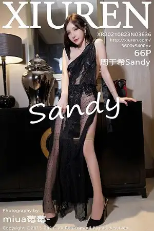 [XiuRen秀人网]No.3836_女神周于希Sandy魅惑黑色镂空服饰半脱秀白嫩豪乳翘臀诱惑写真66P