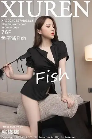 [XiuRen秀人网]No.3865_模特鱼子酱Fish暗黑护士主题黑色服饰配开档黑丝渔网魅惑写真76P