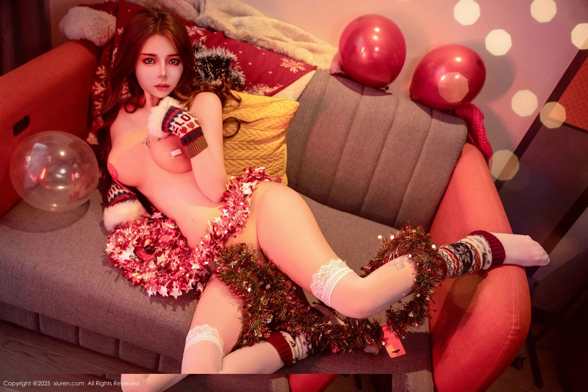 2kmn.vip_[XiuRen秀人网]No.9789_模特沐娜娜新年主题性感情趣内衣配白丝袜秀惹火身材诱惑写真88P