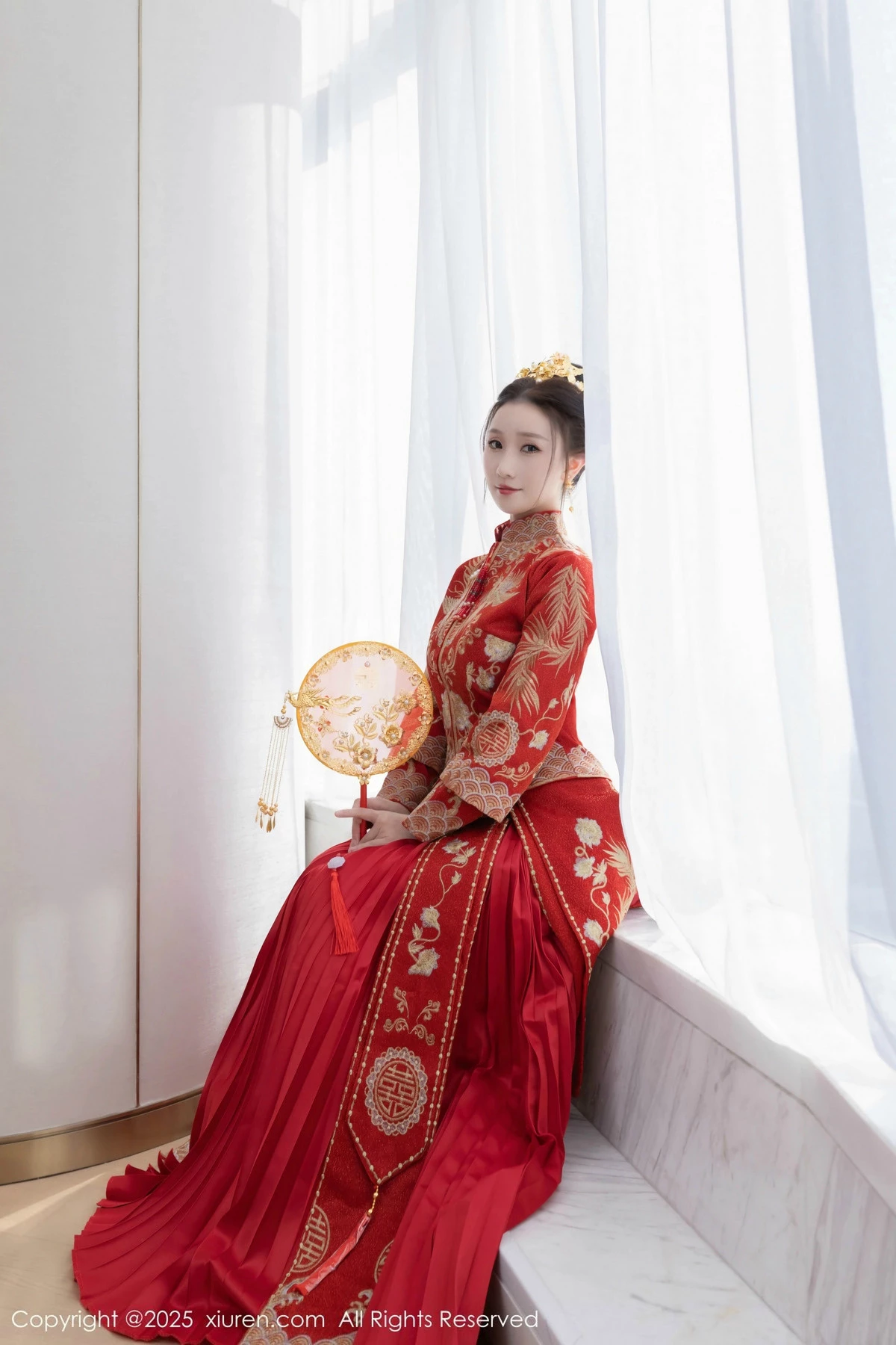 2kmn.vip_[XiuRen秀人网]No.9811_模特杏子Yada性感新娘装红色情趣内衣配超薄肉丝秀美腿诱惑写真84P