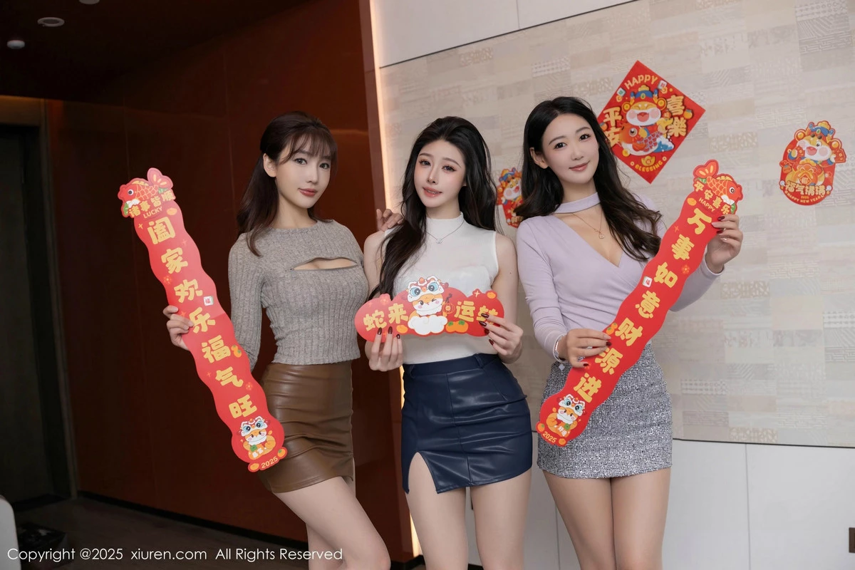 2kmn.vip_[XiuRen秀人网]No.9832_模特合集小逗逗＆唐安琪＆陆萱萱贺新春主题秀曼妙身姿诱惑写真81P