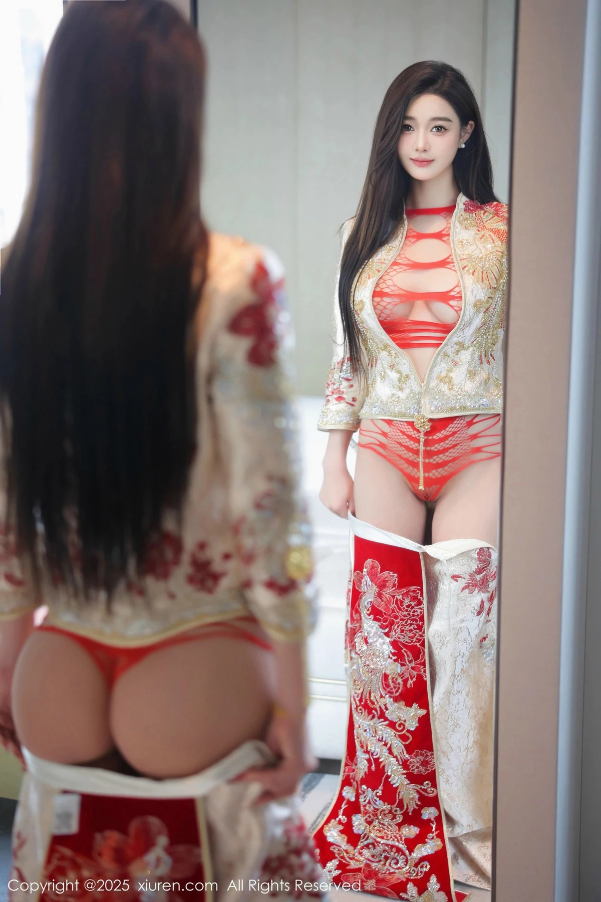 2kmn.vip_[XiuRen秀人网]No.9833_模特Candy糖糖性感喜庆服饰露红色情趣服饰秀丰腴身材诱惑写真88P