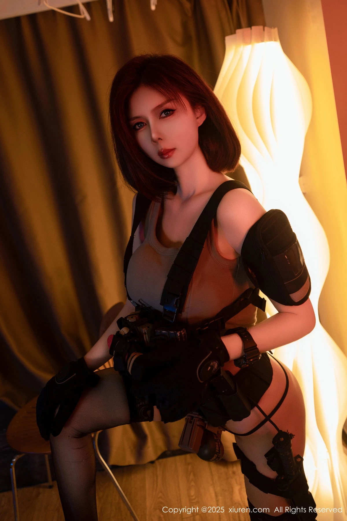 2kmn.vip_[XiuRen秀人网]No.9759_模特白芷yy性感美女战士装扮黑色内衣配黑丝袜秀曼妙身姿诱惑写真94P