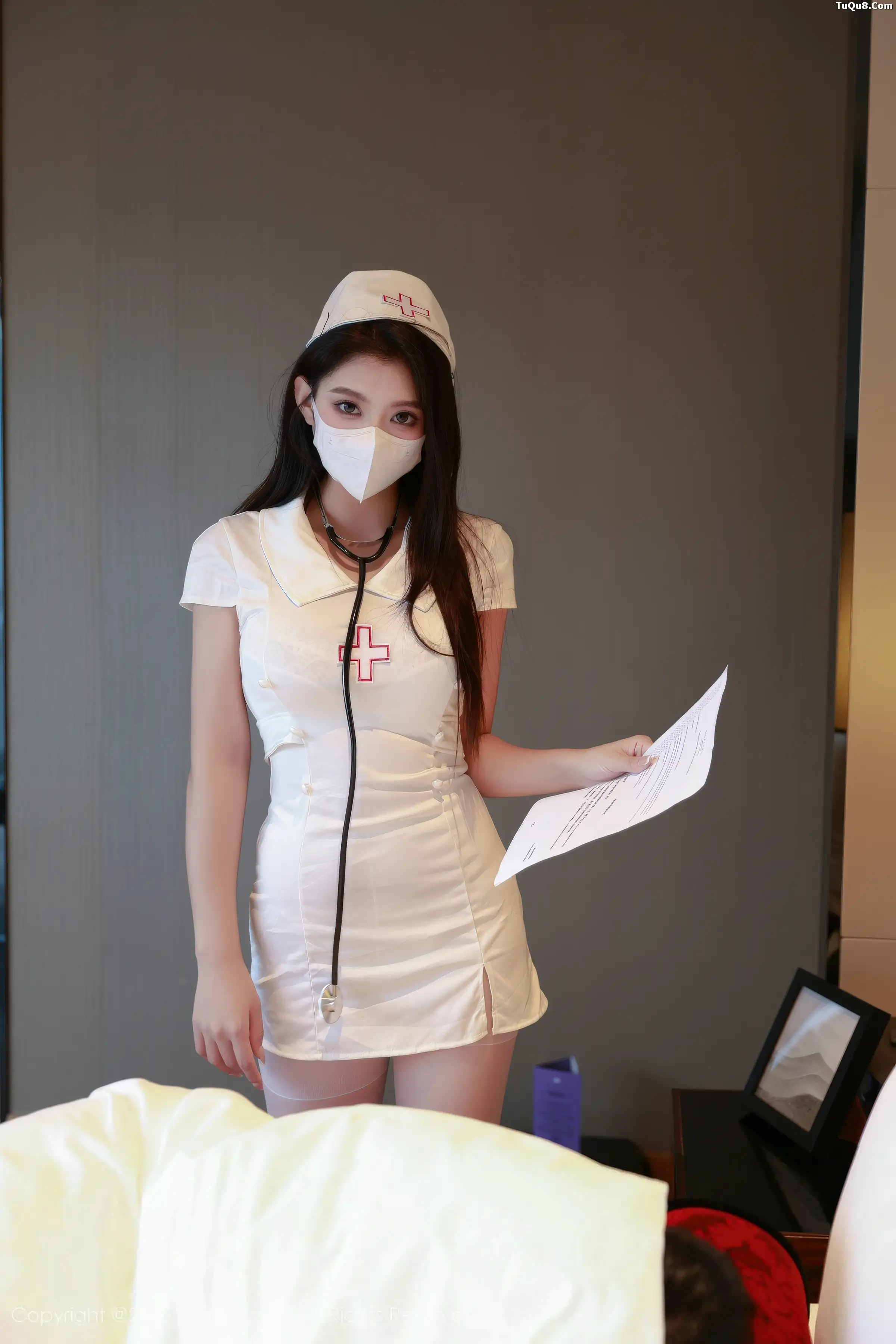 2kmn.vip_[XiuRen秀人网]No.11134_模特冬安性感白色护士制服露白色内衣配白丝袜秀丰满身材诱惑写真87P