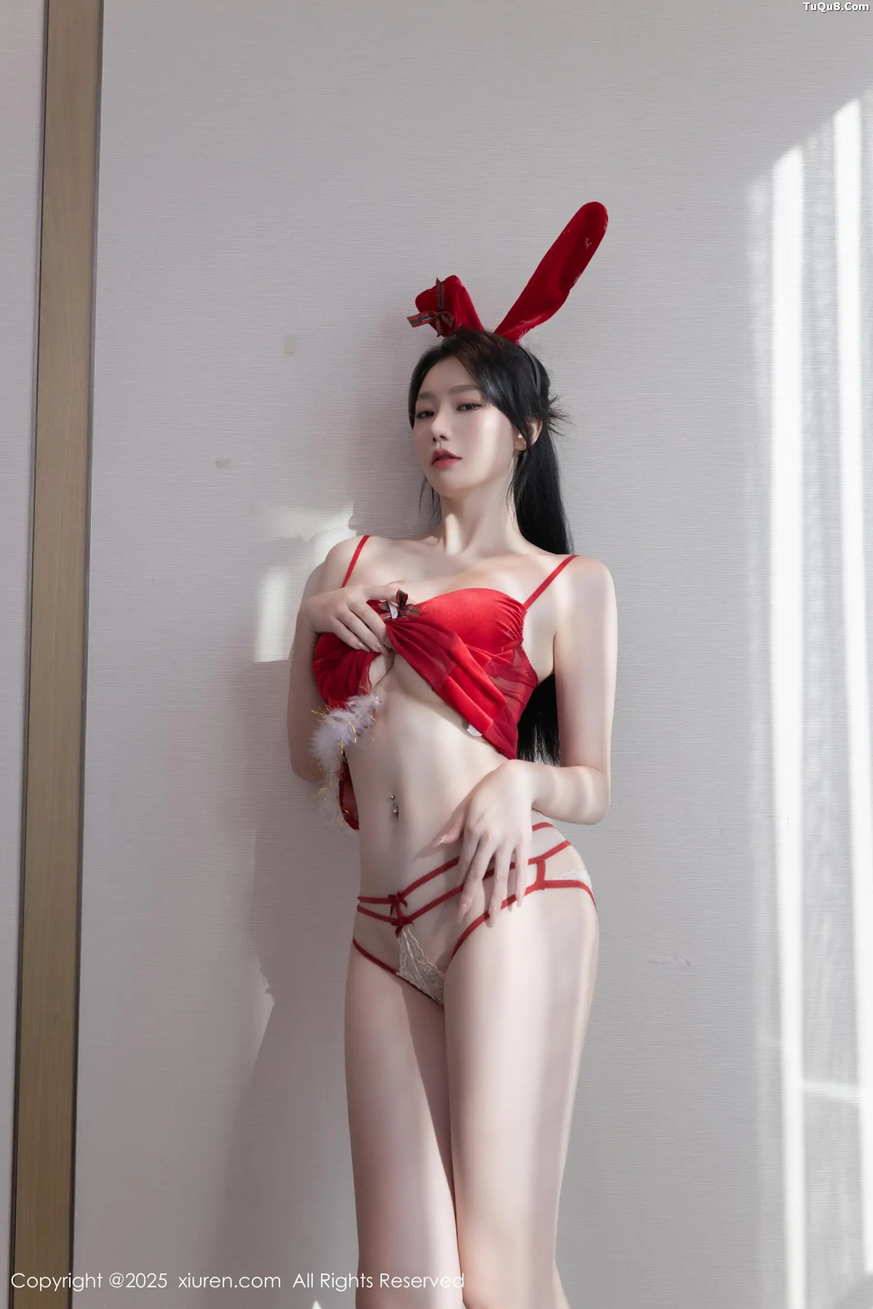 2kmn.vip_[XiuRen秀人网]No.11143_模特安然anran性感红色情趣服饰配超薄肉丝秀曼妙身姿诱惑写真76P