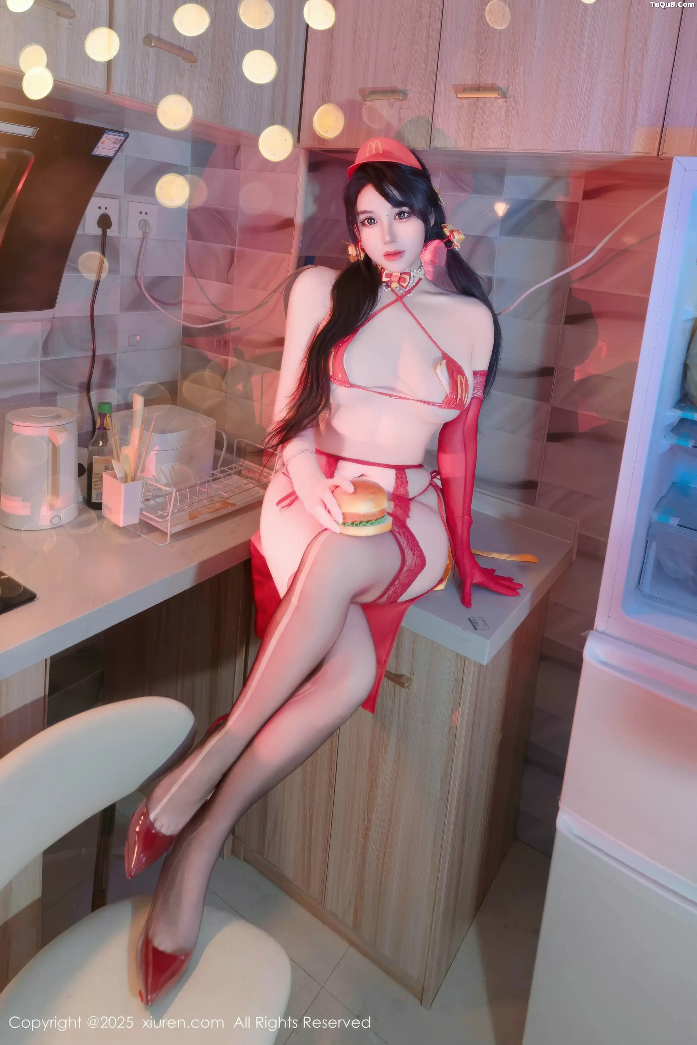 2kmn.vip_[XiuRen秀人网]No.11154_模特汐汐爱吃草莓性感红色情趣内衣配红丝吊袜秀惹火身材诱惑写真78P