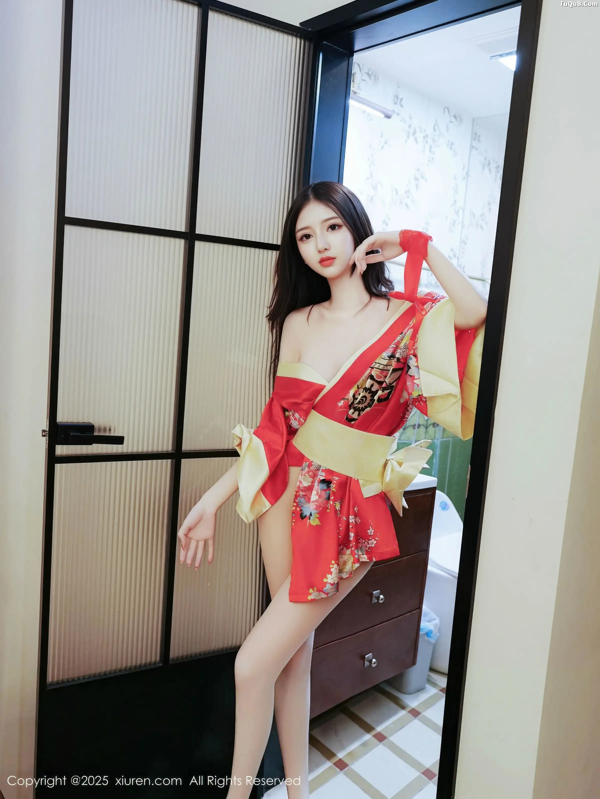 2kmn.vip_[XiuRen秀人网]No.11155_模特白小蝶性感红色连衣短裙配超薄白丝秀完美曲线撩人诱惑写真59P