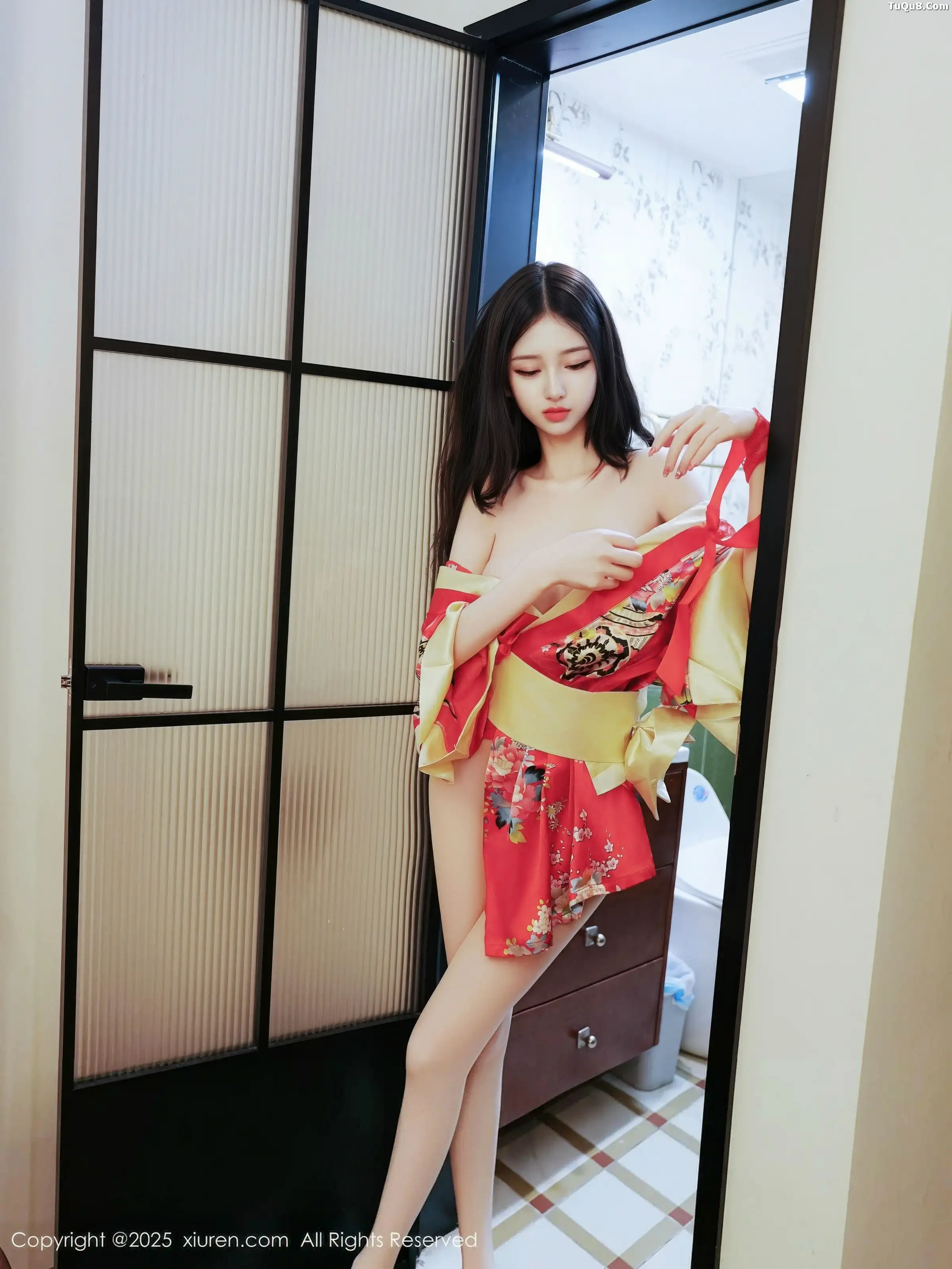 2kmn.vip_[XiuRen秀人网]No.11155_模特白小蝶性感红色连衣短裙配超薄白丝秀完美曲线撩人诱惑写真59P