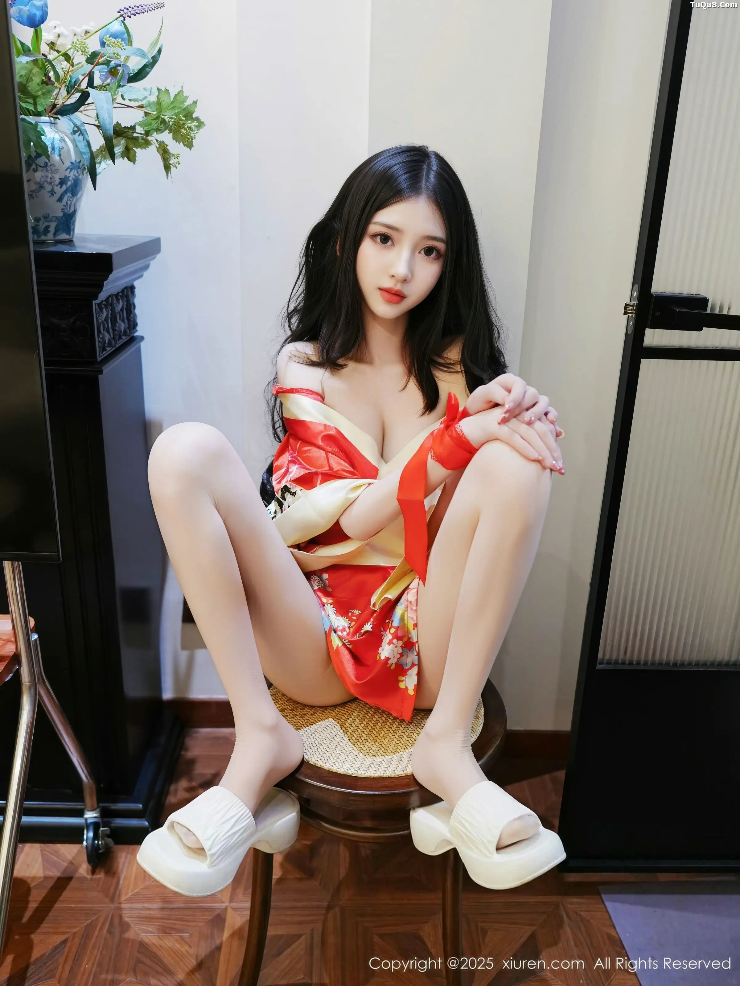 2kmn.vip_[XiuRen秀人网]No.11155_模特白小蝶性感红色连衣短裙配超薄白丝秀完美曲线撩人诱惑写真59P