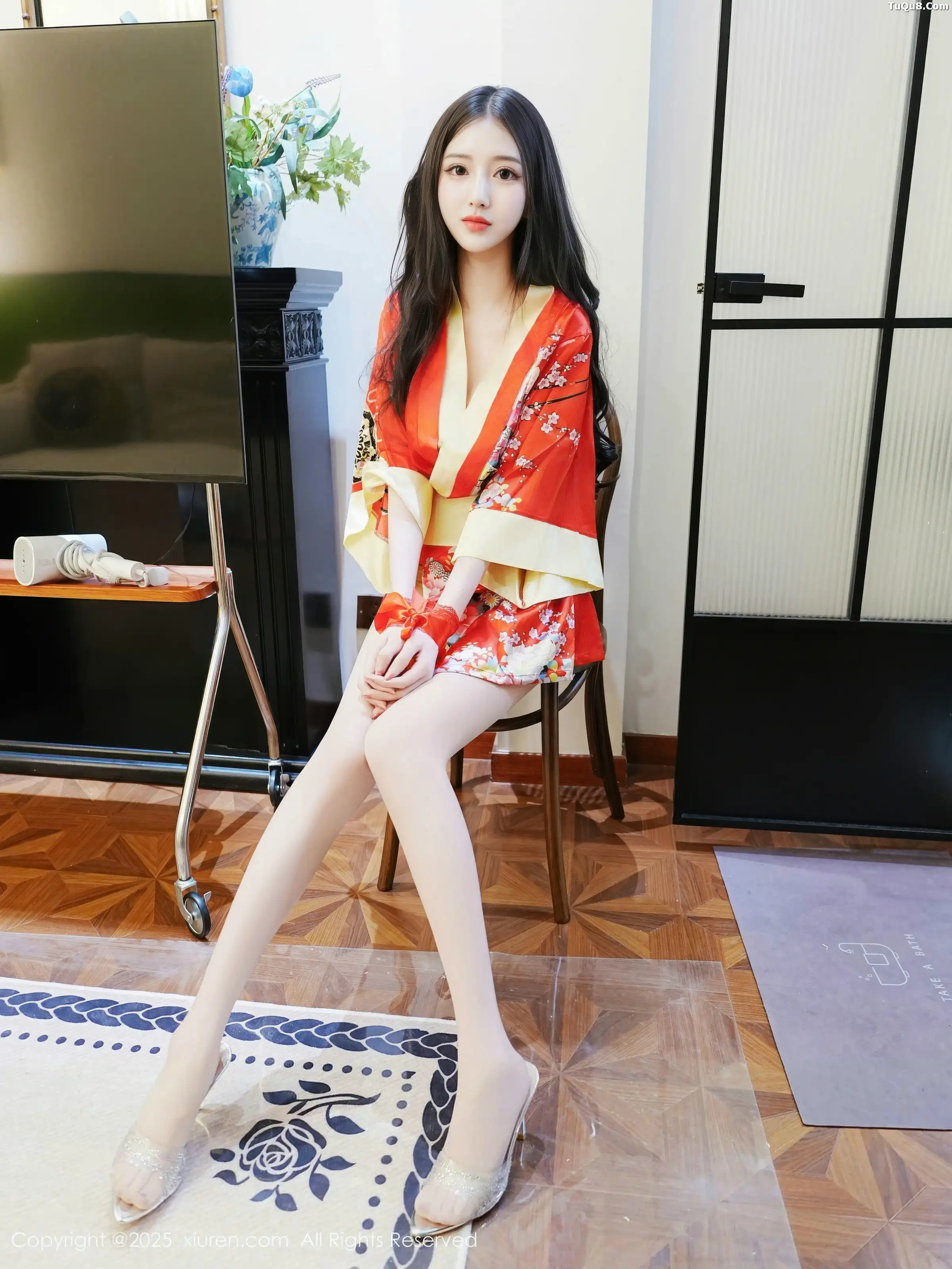 2kmn.vip_[XiuRen秀人网]No.11155_模特白小蝶性感红色连衣短裙配超薄白丝秀完美曲线撩人诱惑写真59P