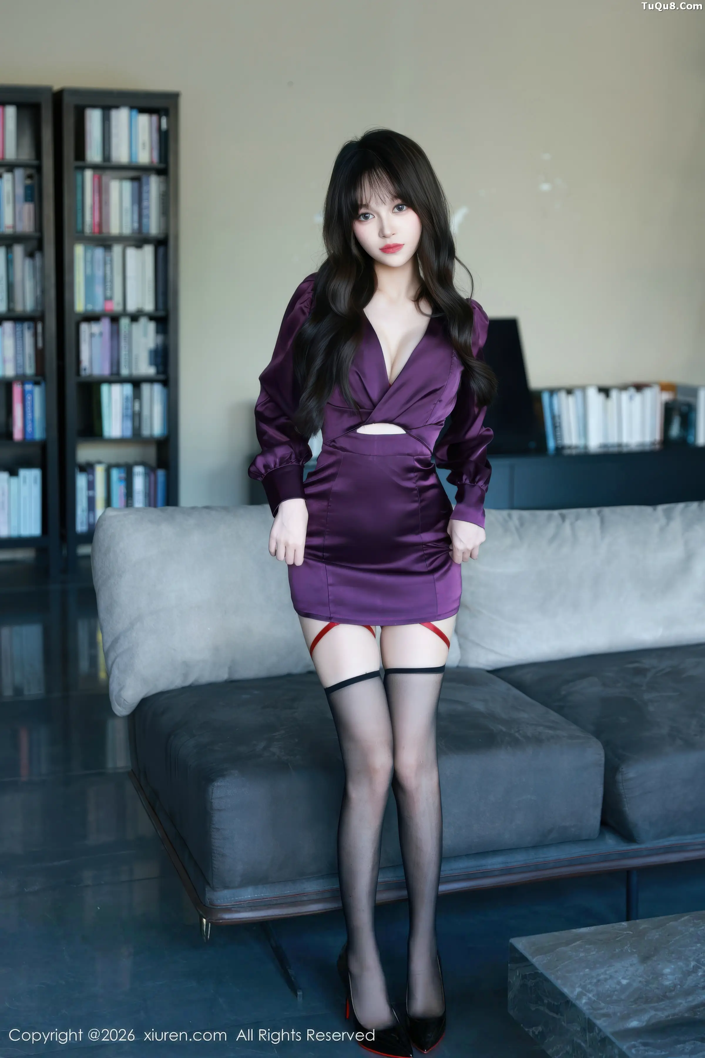 2kmn.vip_[XiuRen秀人网]No.11310_模特糯咪性感红色蕾丝情趣内衣配黑丝吊袜秀惹火身材诱惑写真70P