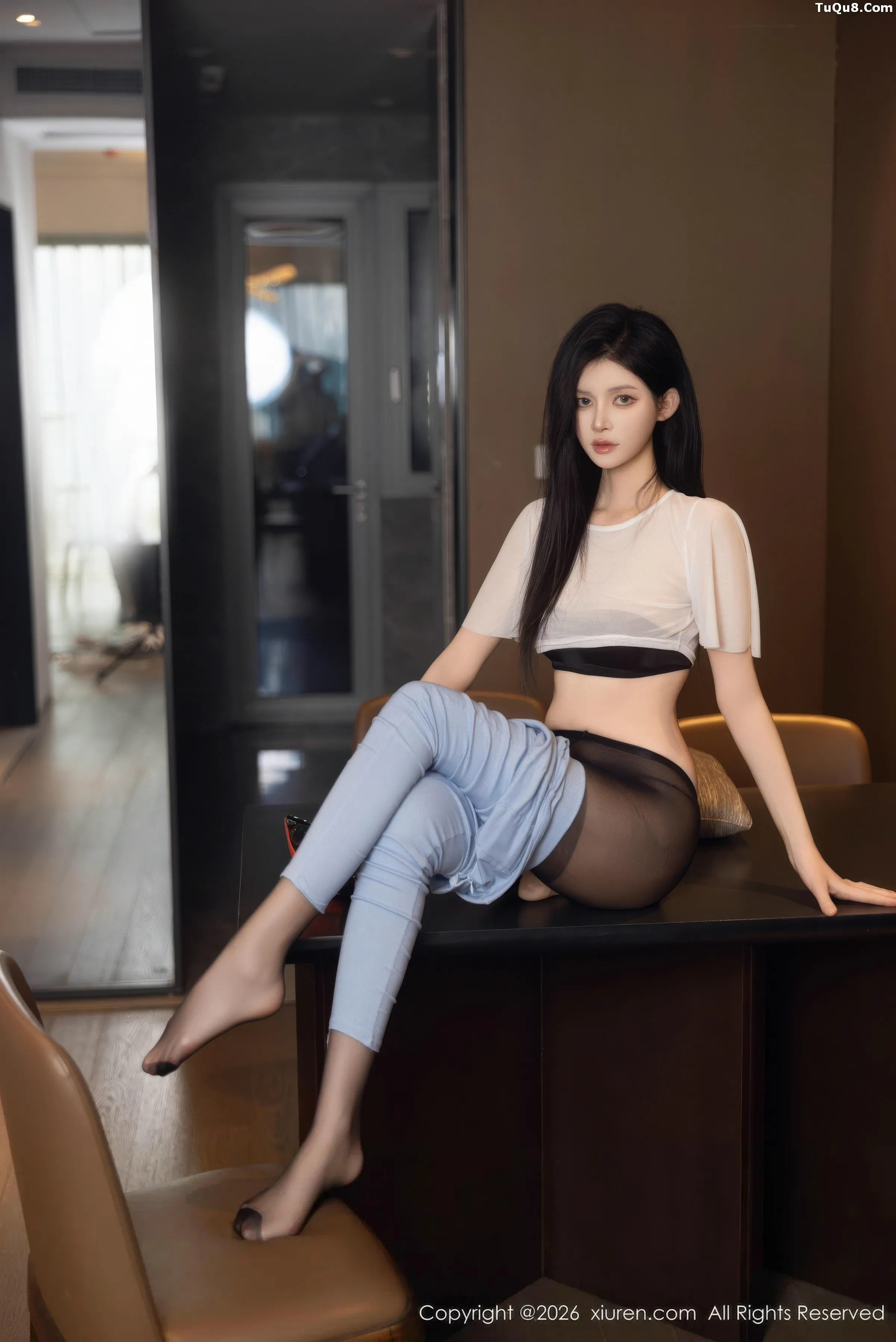 2kmn.vip_[XiuRen秀人网]No.11318_模特沈如斯性感黑色情趣内衣配超薄黑丝秀曼妙身姿迷人诱惑写真66P