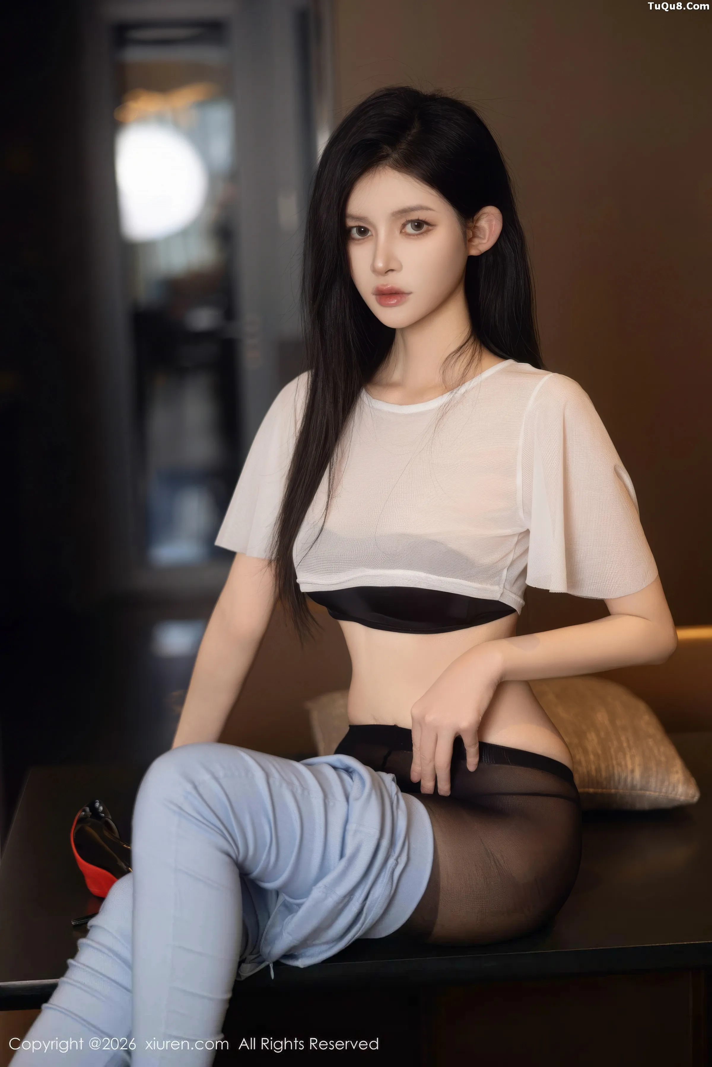 2kmn.vip_[XiuRen秀人网]No.11318_模特沈如斯性感黑色情趣内衣配超薄黑丝秀曼妙身姿迷人诱惑写真66P