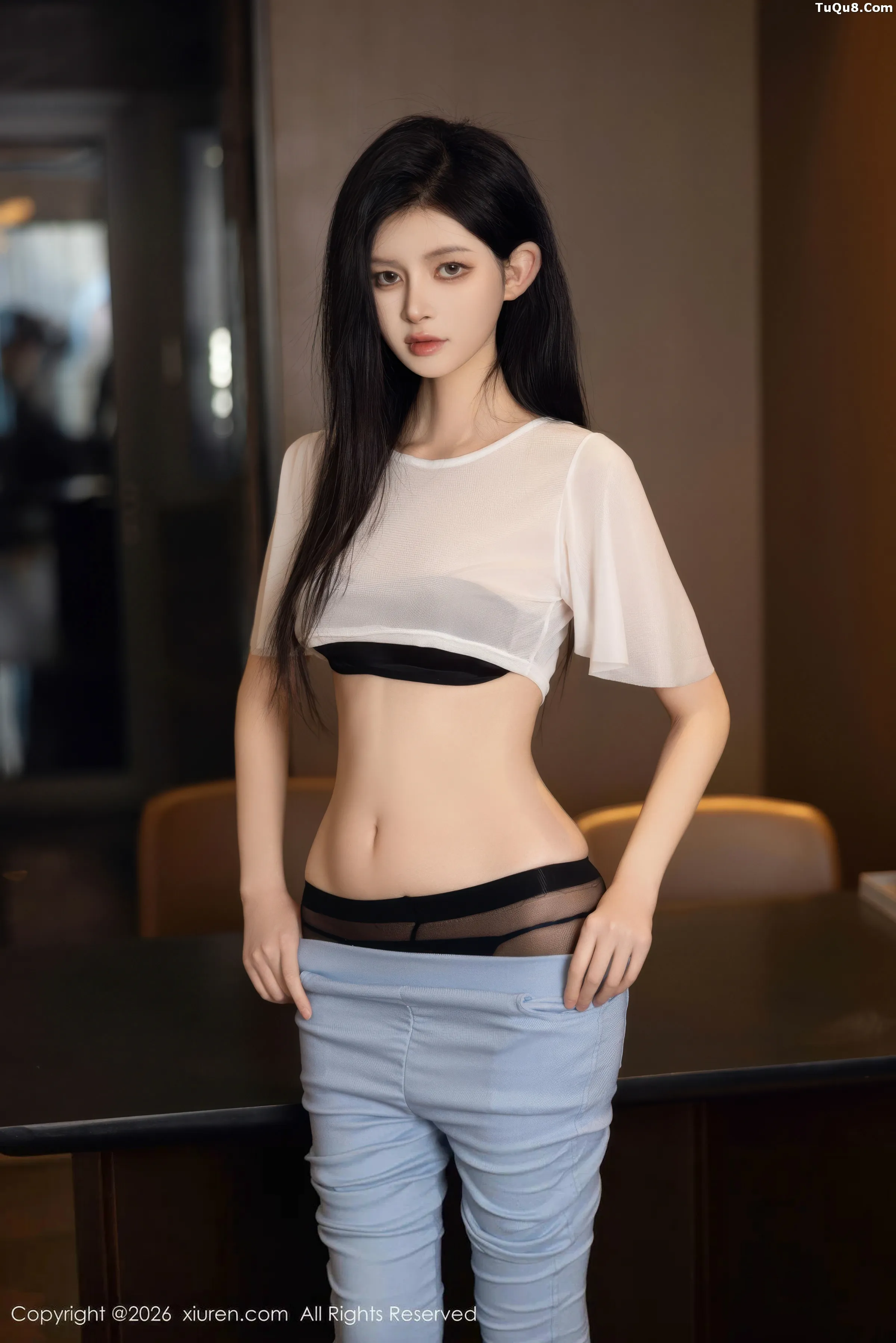 2kmn.vip_[XiuRen秀人网]No.11318_模特沈如斯性感黑色情趣内衣配超薄黑丝秀曼妙身姿迷人诱惑写真66P