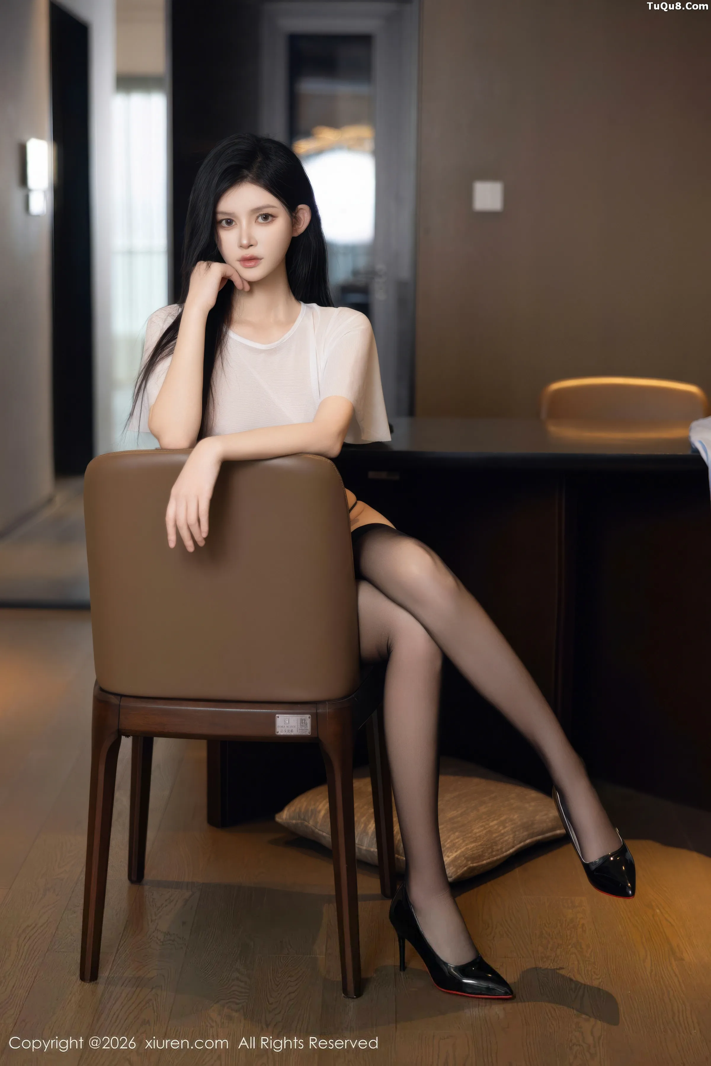 2kmn.vip_[XiuRen秀人网]No.11318_模特沈如斯性感黑色情趣内衣配超薄黑丝秀曼妙身姿迷人诱惑写真66P