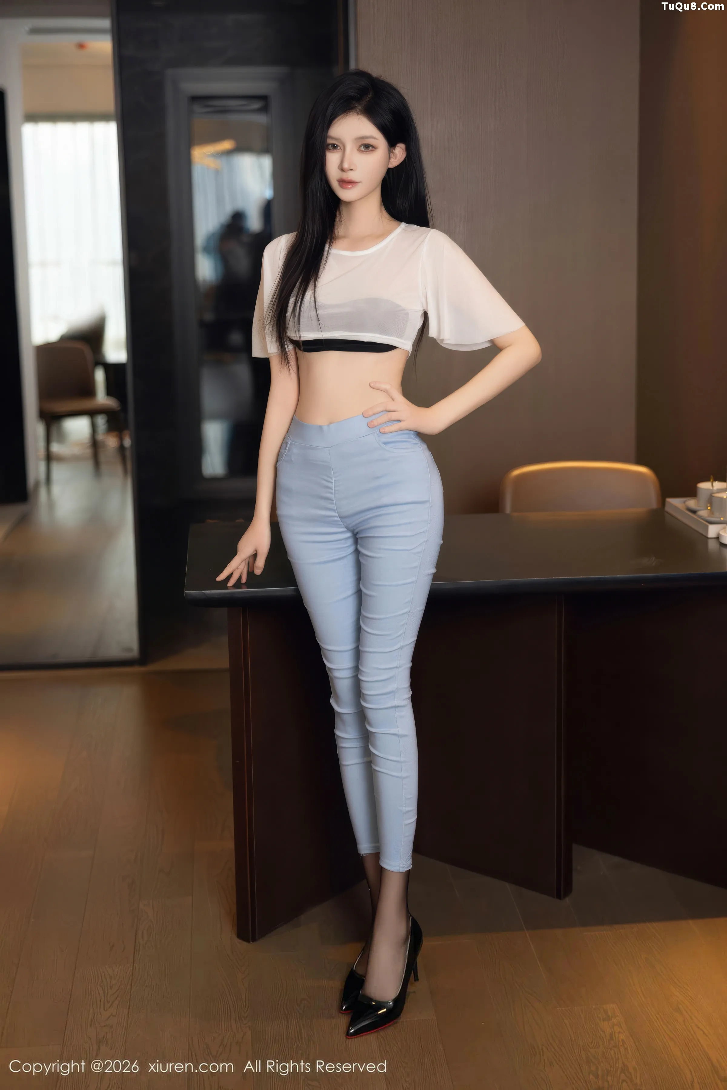 2kmn.vip_[XiuRen秀人网]No.11318_模特沈如斯性感黑色情趣内衣配超薄黑丝秀曼妙身姿迷人诱惑写真66P